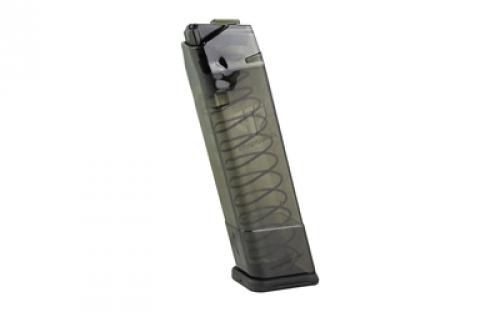 Elite Tactical Systems Group Magazine, 45 ACP, 18 Rounds, For Glock 21/30/41, Carbon Smoke SMK-GLK-21-18