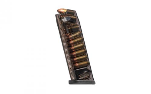 Elite Tactical Systems Group Magazine, 9MM, 17 Rounds, Fits HK VP9, Carbon Smoke SMK-HKVP9-17