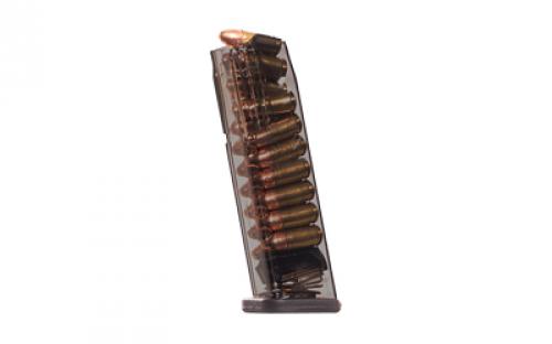 Elite Tactical Systems Group Magazine, 9MM, 17 Rounds, Fits Smith & Wesson M&P9, Carbon Smoke SMK-SW9-MP-17