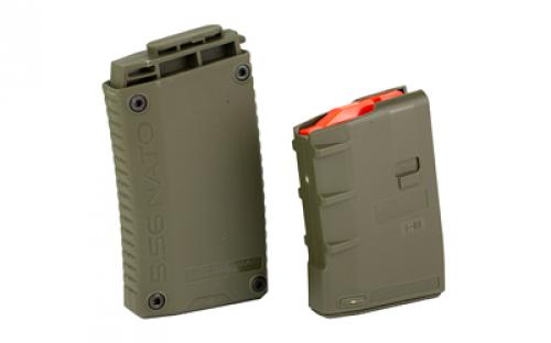 Hera USA Magazine, H3L, 223REM/556NATO, 10 Rounds, Fits AR-15,  Polymer, Olive Drab Green 13-10OD