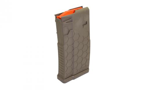 HEXMAG Magazine, 308 Win/7.62NATO, 10 Rounds, Fits DPMS/SR25/LaRue OBR, Polymer, Flat Dark Earth HX1020-SR25S1-FDE