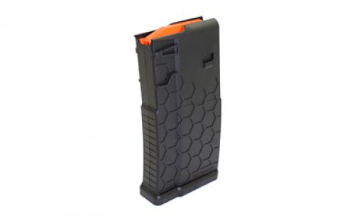 HEXMAG Magazine, 308 Winchester/762NATO, 20 Rounds, Fits DPMS/SR25, Polymer, Black HX20-SR25S1-BLK