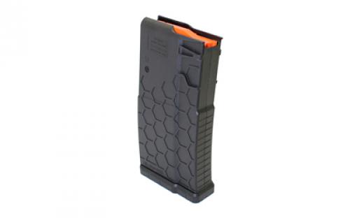 HEXMAG Magazine, 308 Winchester/762NATO, 20 Rounds, Fits DPMS/SR25, Polymer, Black HX20-SR25S1-BLK