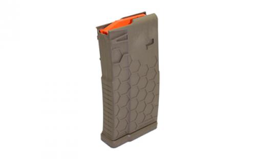 HEXMAG Magazine, 308 Winchester/ 762NATO, 20 Rounds, Fits DPMS/SR25/ Polymer, Flat Dark Earth HX20-SR25S1-FDE