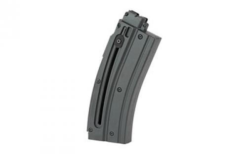 HK Magazine, 22 LR, 20 Rounds, Fits HK416 22LR, Polymer, Black 51000200