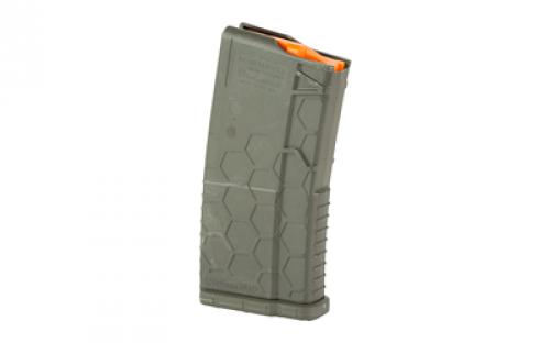 HEXMAG Magazine, 223 Remington/556 NATO, 10 Rounds, Fits  AR Pattern Rifles, Polymer, Olive Drab Green HX1020-AR15-ODG