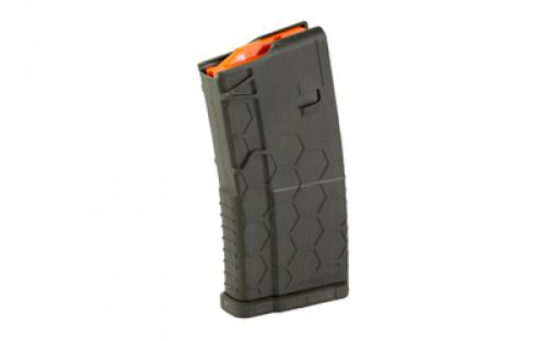 HEXMAG Magazine, 223 Remington/556 NATO, 20 Rounds, Fits AR Pattern Rifles, Polymer, Olive Drab Green HX20-AR15-ODG