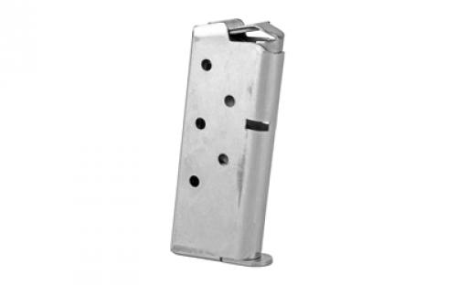 Kimber Magazine, 9MM, 6 Rounds, Fits Kimber Micro 9 & EVO SP, Stainless 1200846A