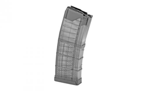 Lancer Magazine, L5 Advanced Warfighter, 223 Remington/556NATO, Fits AR Rifles, 30 Rounds, Translucent Smoke 999-000-2320-01