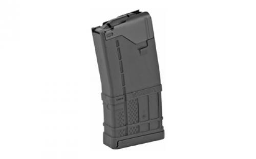 Lancer Magazine, L5 Advanced Warfighter, 223 Remington/556NATO, Fits AR Rifles, 20 Rounds, Polymer, Black 999-000-2320-04