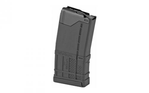 Lancer Magazine, L5 Advanced Warfighter, 223 Remington/556NATO, Fits AR Rifles, 20 Rounds, Polymer, Black 999-000-2320-04