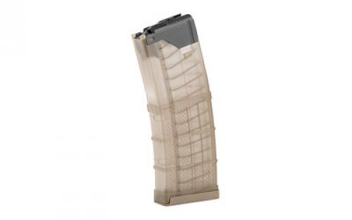 Lancer Magazine, L5 Advanced Warfighter, 223 Remington/556NATO, 30 Rounds, Fits AR Rifles, Polymer, Translucent Dark Earth 999-000-2320-13