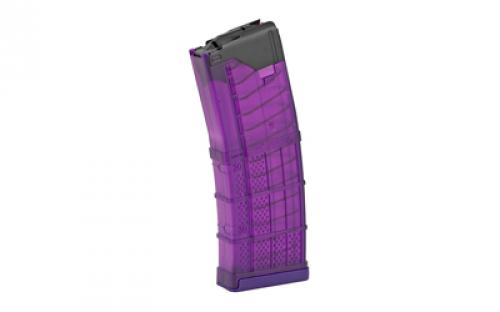 Lancer Magazine, L5 Advanced Warfighter, 223 Remington/556NATO, 30 Rounds, Fits AR Rifles, Polymer, Translucent Purple 999-000-2320-50