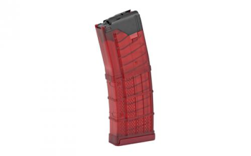 Lancer Lancer, Magazine, L5 Advanced Warfighter, 223 Remington/556NATO, 30 Rounds, Fits AR Rifles, Polymer, Translucent Red 999-000-2320-54