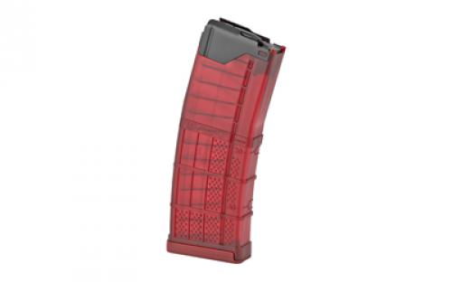 Lancer Lancer, Magazine, L5 Advanced Warfighter, 223 Remington/556NATO, 30 Rounds, Fits AR Rifles, Polymer, Translucent Red 999-000-2320-54