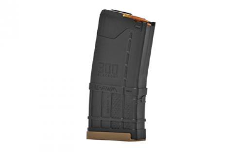 Lancer Magazine, L5 Advanced Warfighter, 300 Blackout, 20 Rounds, Fits AR Rifles, Polymer,  Opaque Black 999-000-4280-05