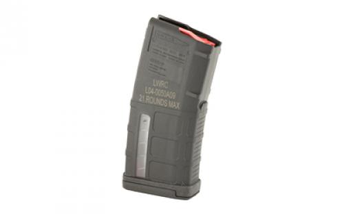 LWRC Magazine, 6.8SPC, 20 Rounds, Fits LWRC 6.8MM Only, Polymer, Black 200-0123A01