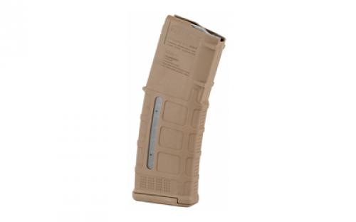 Magpul Industries Magazine,  PMAG 30 AR/M4 M3 With Window, 223 Remington/556NATO, 30 Rounds, Fits AR Rifles, Medium Coyote Tan MAG556-MCT