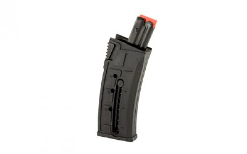 Mossberg Magazine, 22LR, 25 Rounds, Fits Mossberg 702, Polymer, Black 95725