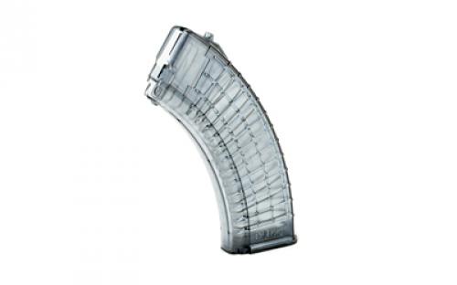 ProMag Magazine, 762X39, 30 Rounds, Fits AK-47, Polymer, Translucent Smoke AK-A4