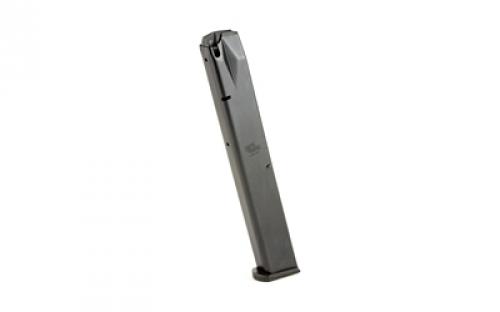 ProMag Magazine, 9MM, 32 Rounds, Fits Beretta 92, Steel, Blued Finish BER-A4