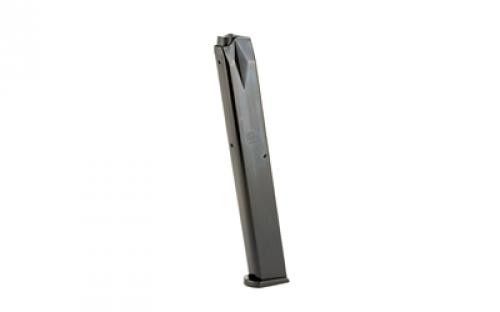 ProMag Magazine, 9MM, 32 Rounds, Fits Browning Hi-Power, Steel, Blued Finish BRO-A6