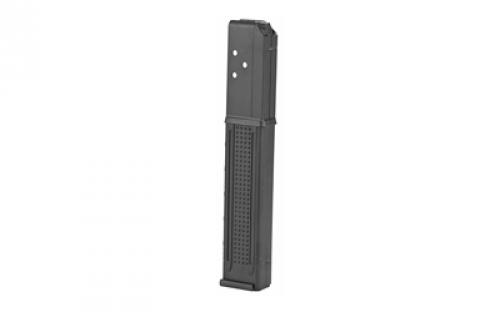 ProMag Magazine, 9MM, 32 Rounds, Fits Colt Pattern, Steel Lined Polymer, Black COL-A3B