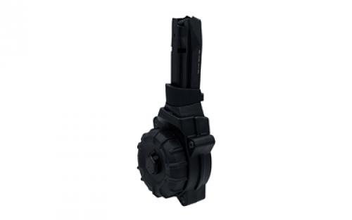 ProMag Drum Magazine, 9MM, 30 Rounds, Fits Shadow Systems CR920, Polymer Construction, Black DRM-A109