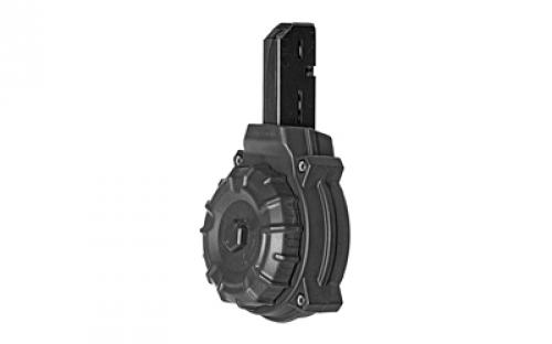 ProMag Drum Magazine, 9MM, 50 Rounds, Fits AR-15 Colt Style 9MM Lowers, Polymer, Black DRM-A10