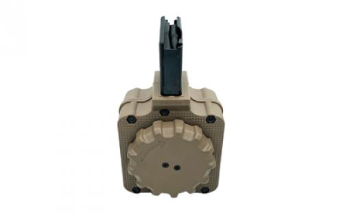 ProMag Magazine, Drum, 308 Winchester/762NATO, 50 Rounds, Fits FN SCAR17, Polymer Construction, Flat Dark Earth DRM-A41-FDE