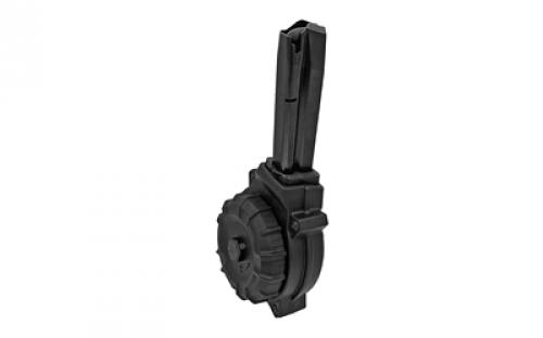 ProMag Magazine, 9MM, 50 Round Drum, Fits CZ-75, Polymer, Black DRM-A47