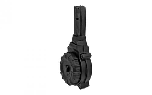 ProMag Magazine, 9MM, 50 Round Drum, Fits Springfield Hellcat, Polymer, Black DRM-A51