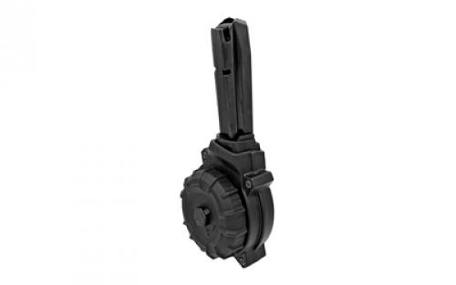 ProMag Magazine, 9MM, 50 Round Drum, Fits Sig Sauer P320, Polymer, Black  DRM-A55