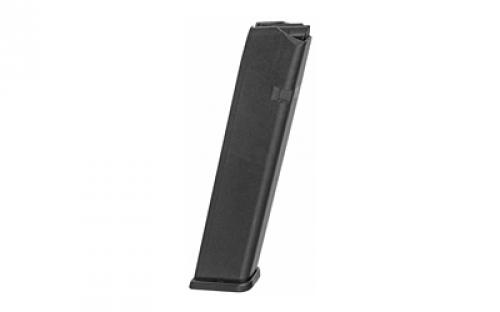 ProMag Magazine, 9MM, 25 Rounds, Fits Glock 17/19/26, Polymer, Black GLK-A15