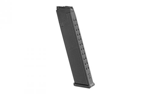 ProMag Magazine, 9MM, 25 Rounds, Fits Glock 17/19/26, Polymer, Black GLK-A15