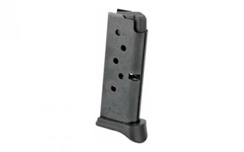 Ruger Magazine, 380ACP, 6 Rounds, Fits Ruger LCP, with Finger Rest, Steel, Blued Finish 90333