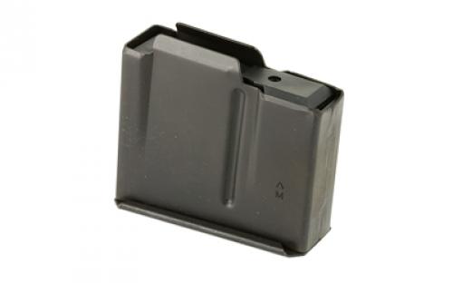 Ruger Magazine, 308 Winchester, 5 Rounds, Fits Ruger M77 Gunsite Scout & Precision Rifle, Steel, Black 90352