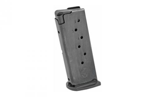 Ruger Magazine, 9MM, 7 Rounds, Fits Ruger LC9 and EC9s, with Finger Rest, Steel, Blued Finish 90363