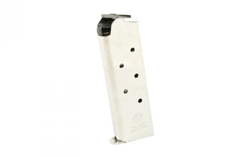 Ruger Magazine, 45ACP, 7 Rounds, Fits Ruger SR1911, Stainless 90366