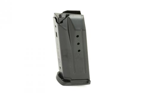 Ruger Magazine, 9MM, 10 Rounds, Fits Ruger SR9c, with Finger Rest, Steel, Blued Finish 90369