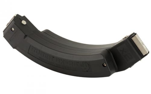 Ruger Magazine, BX-25 2-Pack, 22LR, 25 Rounds, Fits 10/22, Polymer, Black, This is 2-25rd magazines coupled together 90398