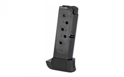 Ruger Magazine, 380ACP, 7 Rounds, Fits Ruger LCP, Finger Rest, Steel, Blued Finish 90405