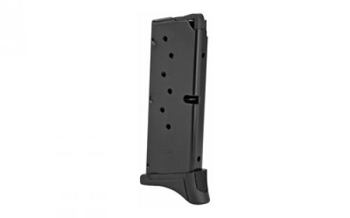 Ruger Magazine, 380ACP, 7 Rounds, Fits LC380, with Finger Rest Extension, Steel, Blued Finish 90416