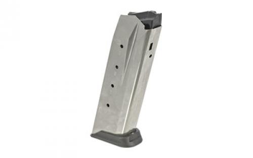 Ruger Magazine, 45ACP, 10 Rounds, Fits Ruger American, Stainless, Polymer Base 90512