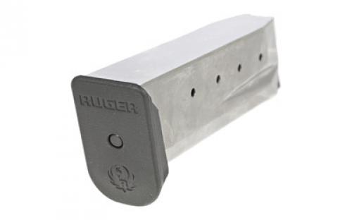 Ruger Magazine, 45ACP, 10 Rounds, Fits Ruger American, Stainless, Polymer Base 90512