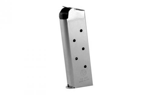 Ruger Magazine, 45 ACP, 7 Rounds, Fits Ruger SR1911 Officer,  Stainless 90664