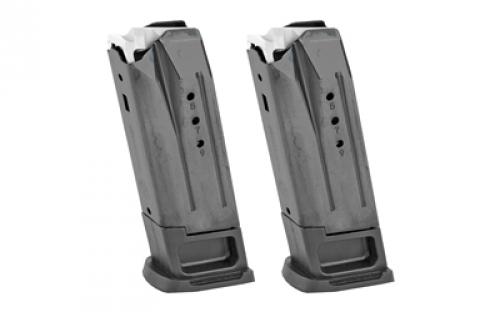 Ruger Magazines, 9MM, 10 Rounds, Fits Ruger Security-9, Two Pack, Steel 90685