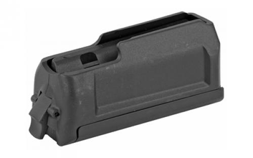 Ruger Magazine, 4 Rounds, 308win/ 6.5cm/ 243win/ 7mm-08, Ruger American Short Action, Polymer, Black 90689