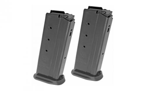 Ruger Magazine, 5.7X28MM, 20 Rounds, Fits Ruger-57, Steel, Black, 2 Pack 90711