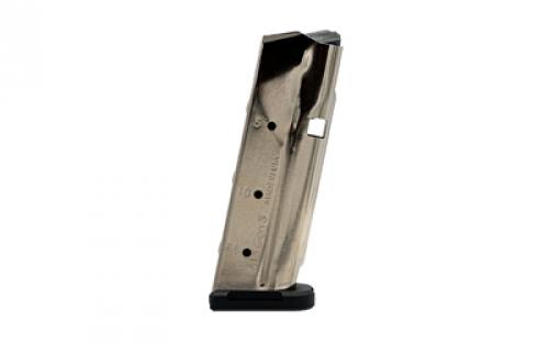 Shield Arms Magazine, S15 Gen 3, 9MM, 15 Rounds, Nickel Finish, Silver, For Glock 43X/48 SA-S15-N-GEN3